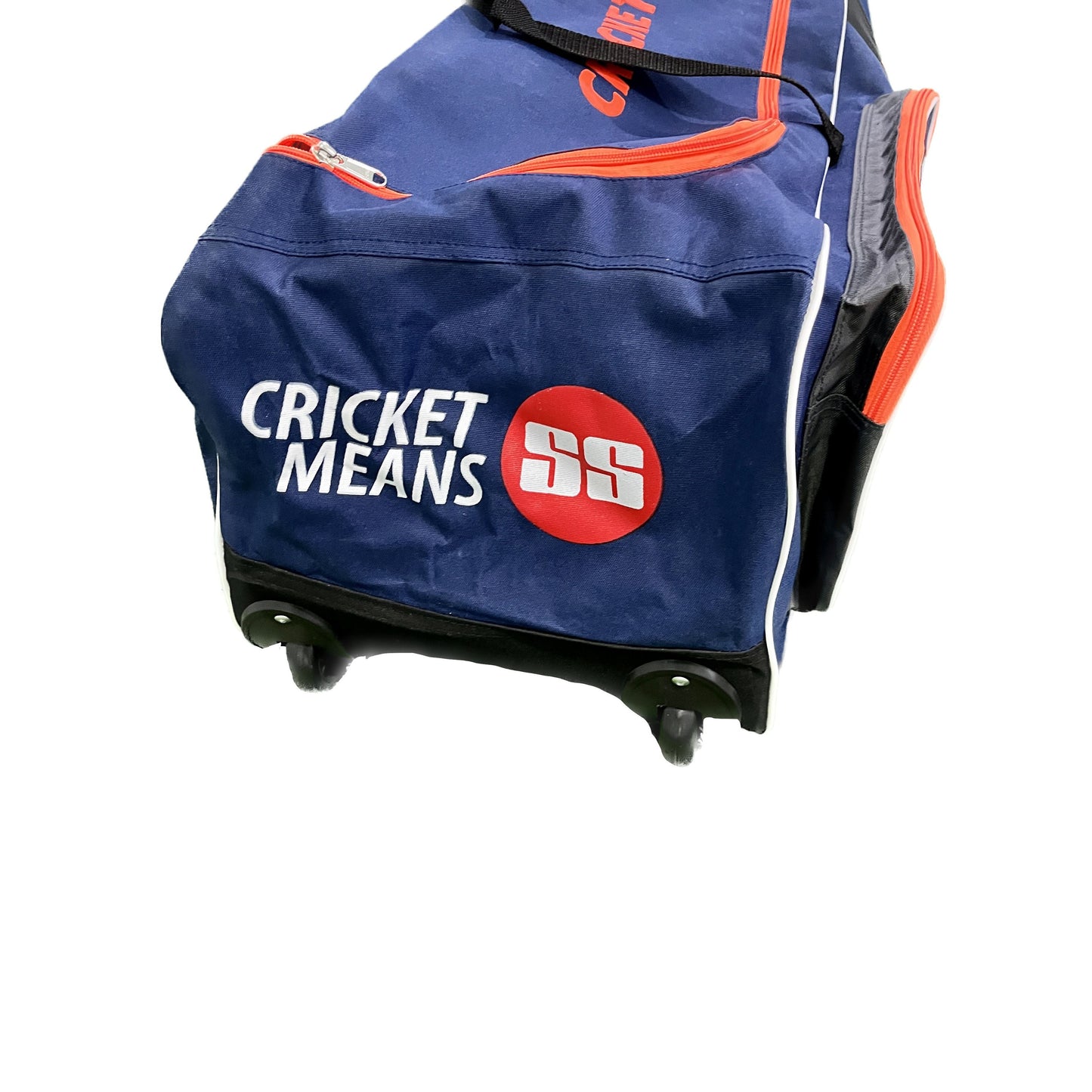SS Blaster Orange Navy Cricket Kit Bag with wheels