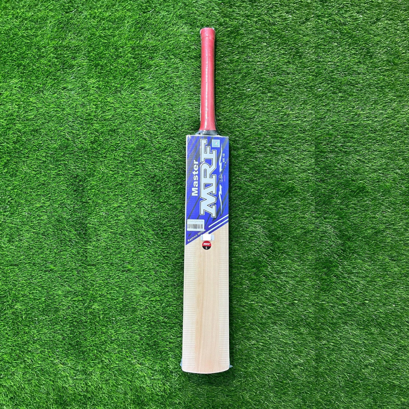 MRF KW Master Kashmir Willow Cricket Bat - Junior Size 6 (Six)