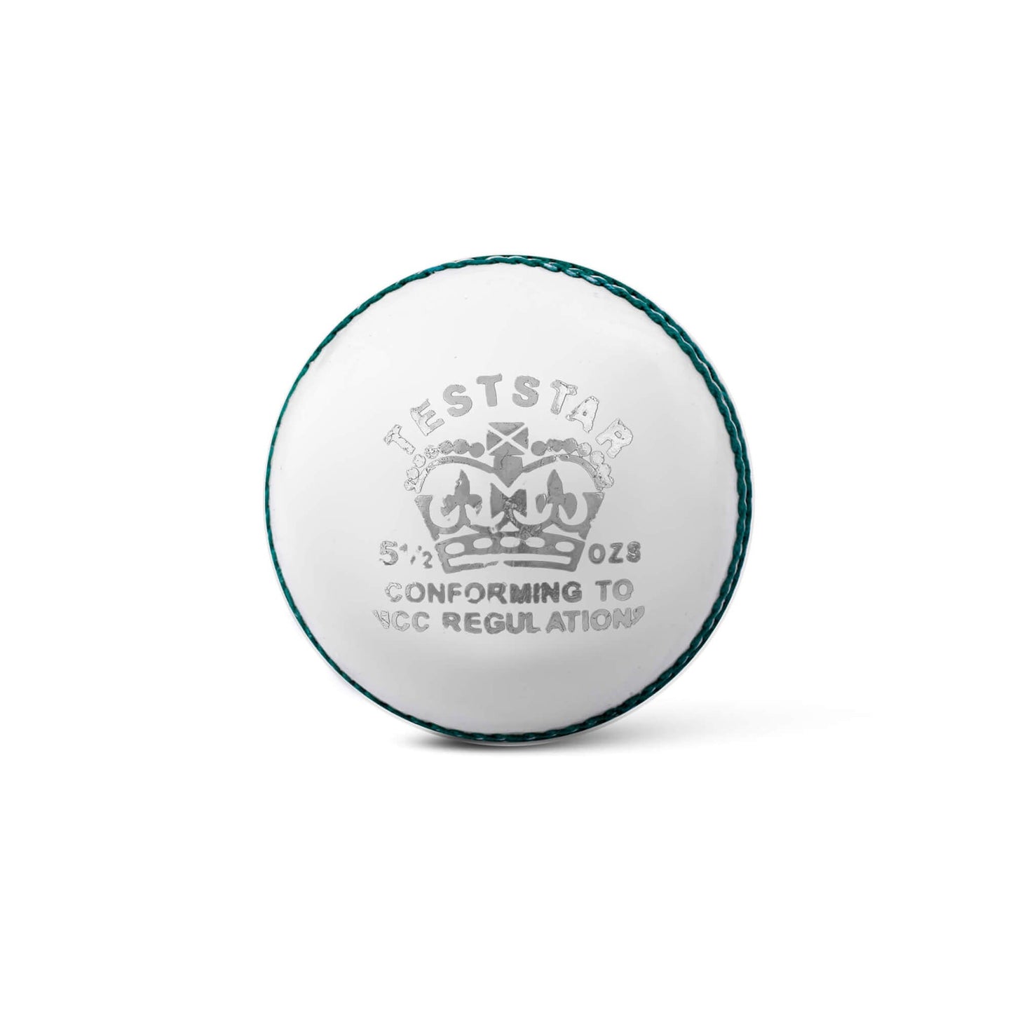 CA Test Star White Cricket Leather Ball