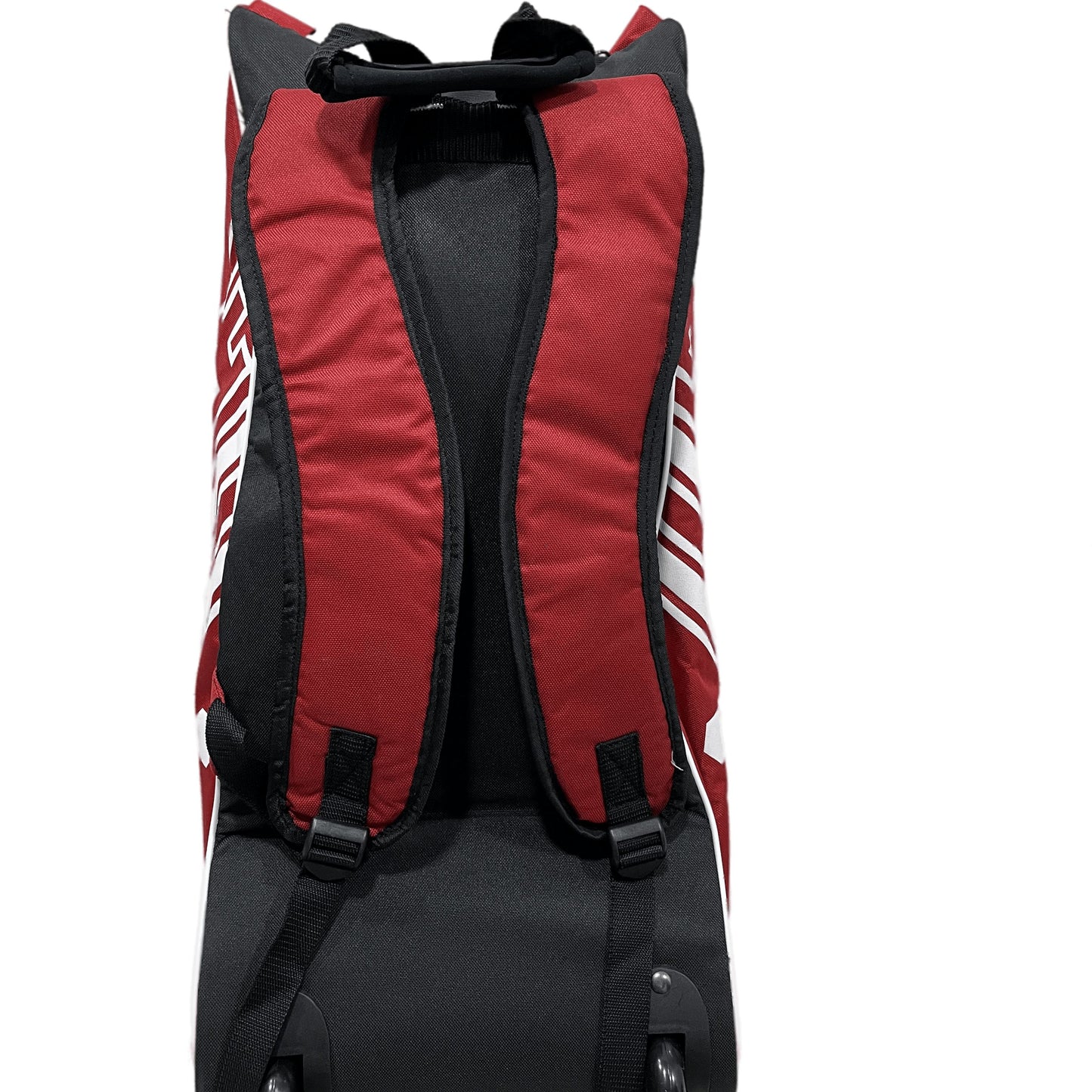 MRF Junior English Willow Legend VK 18 Master Red Cricket Kit Complete Set with Bat, Kit Bag, Gloves, Guards & Accessories