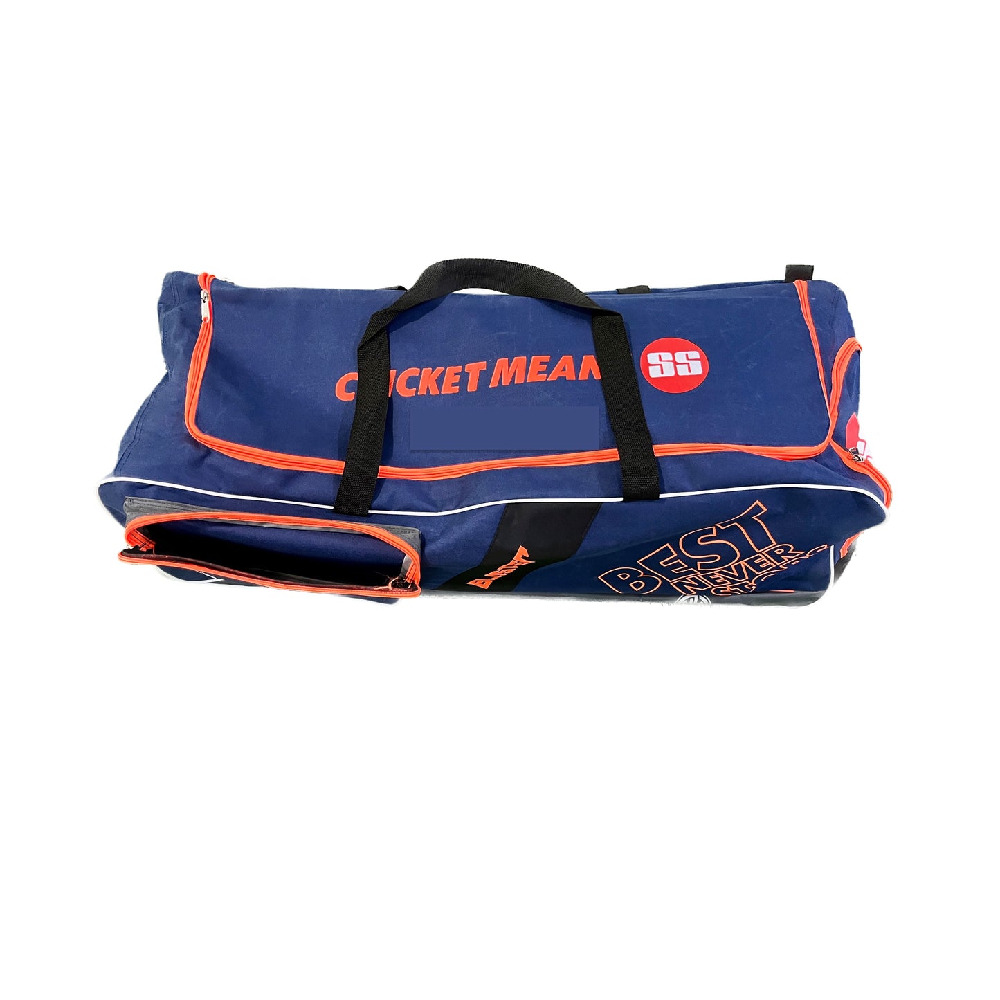 SS Blaster Orange Navy Cricket Kit Bag with wheels
