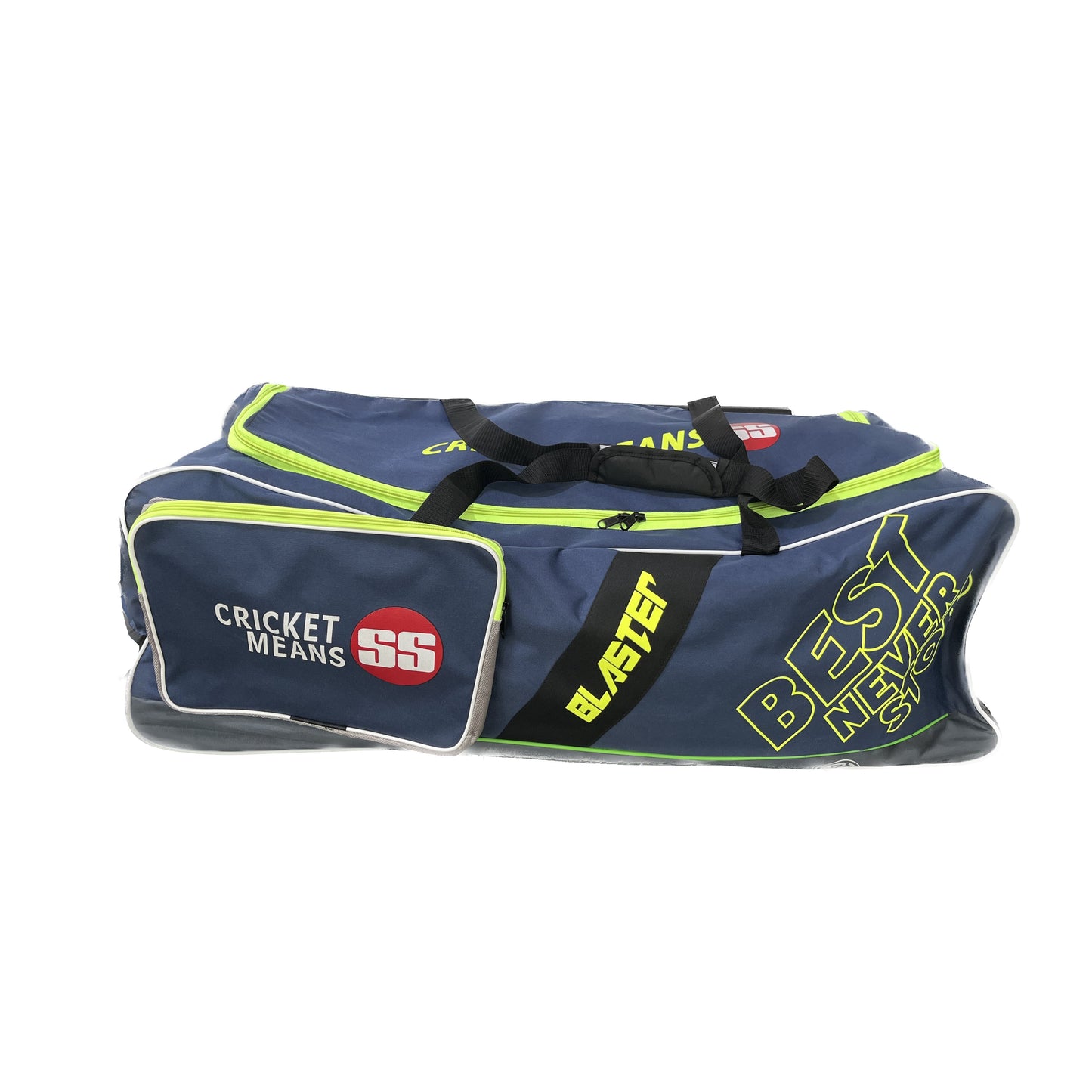 SS Blaster Green Navy Cricket Kit Bag with wheels