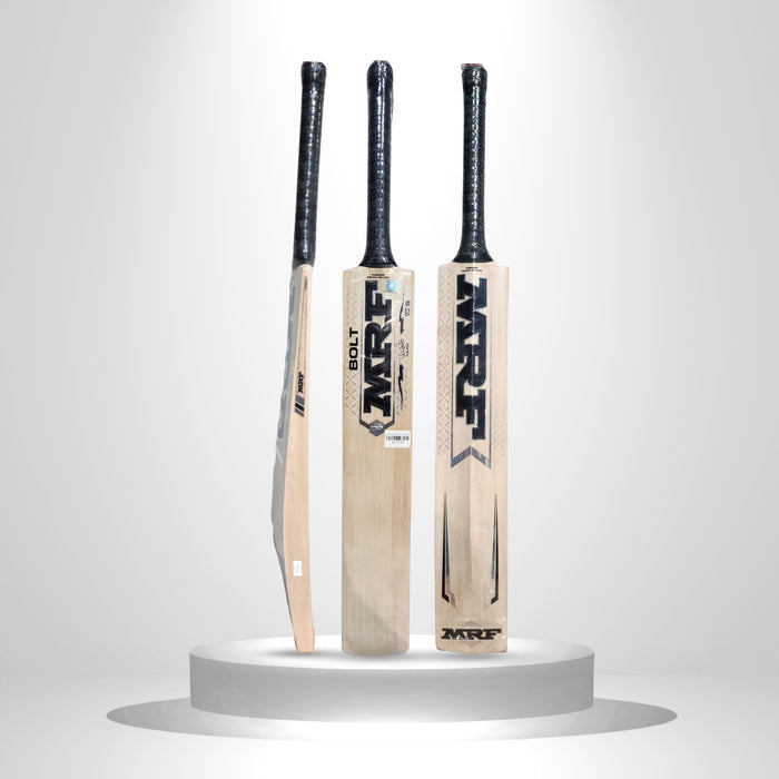 MRF Bolt Premium Hand-Picked Kashmir Willow Adult Cricket Bat - SH