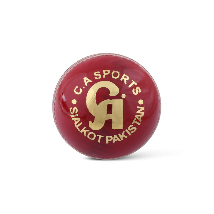 CA Attack Red Leather Cricket Ball