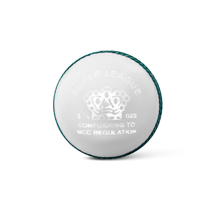 CA Super League White Cricket Leather Ball