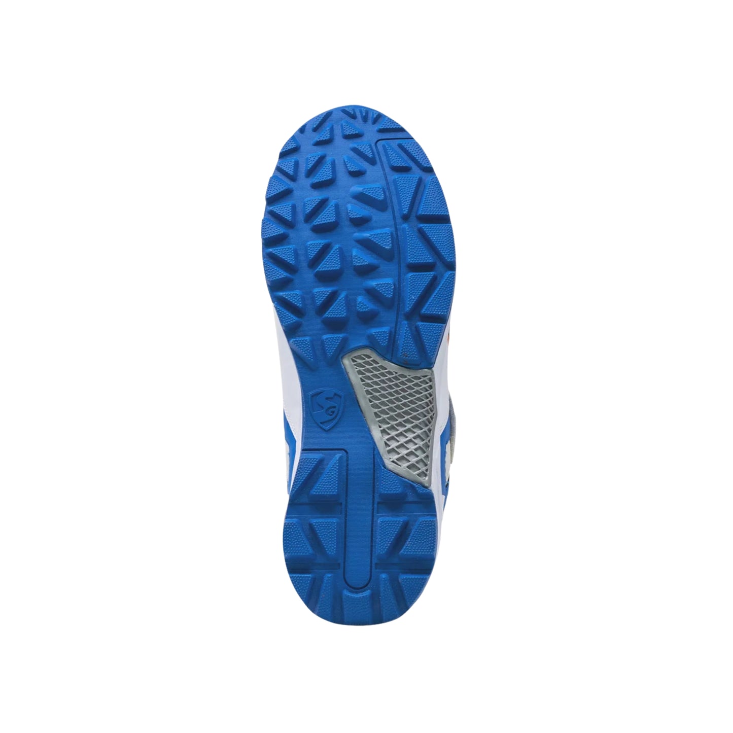 SG Century 6.0 White/Royal Blue/Orange Cricket Shoes