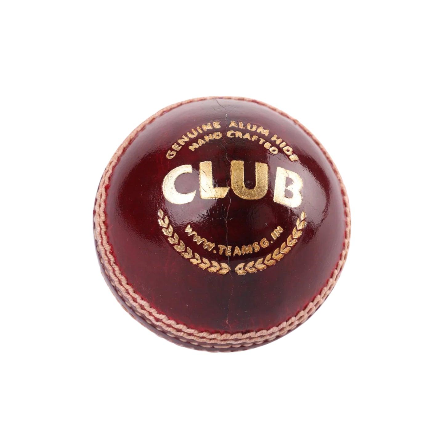 SG Club Red Youth Cricket Leather Ball for Juniors