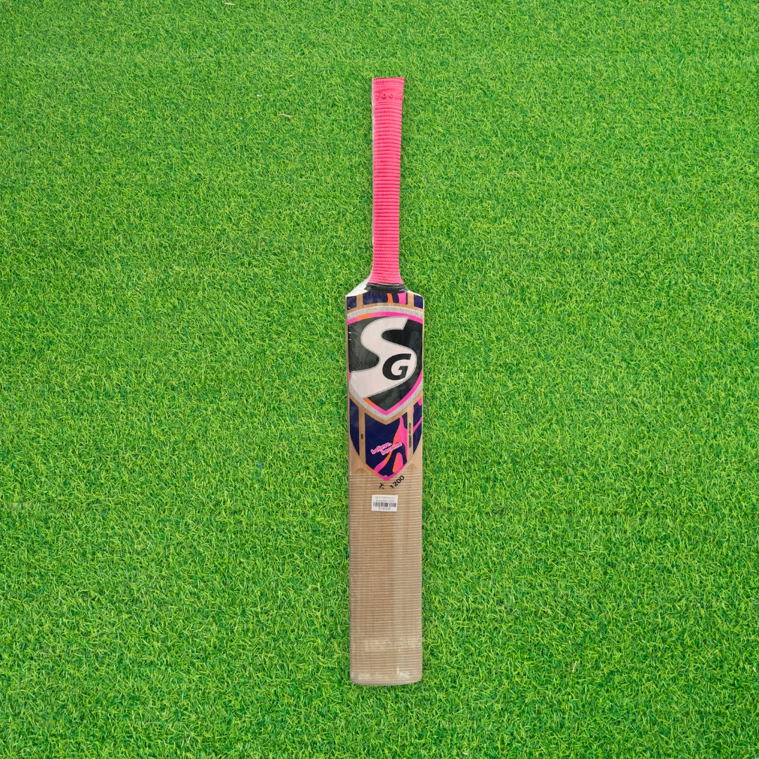 SG T-1200 Kashmir Willow Cricket Tennis Ball Scoop Bat - SH