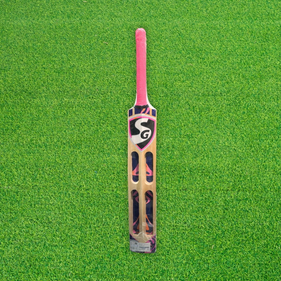 SG T-1200 Kashmir Willow Cricket Tennis Ball Scoop Bat - SH