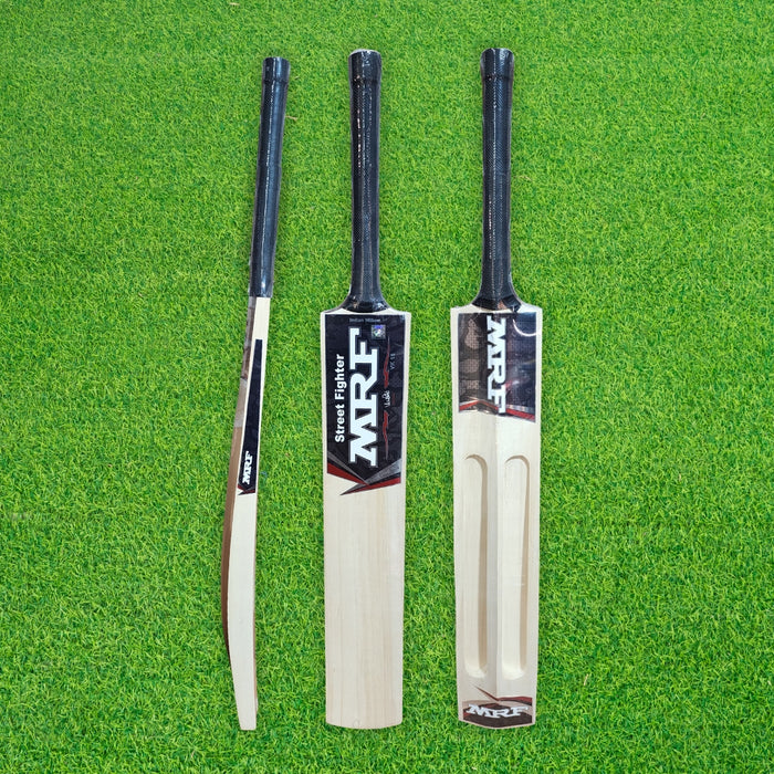 MRF Street Fighter Poplar Willow Tennis Ball Cricket Scoop Bat - SH
