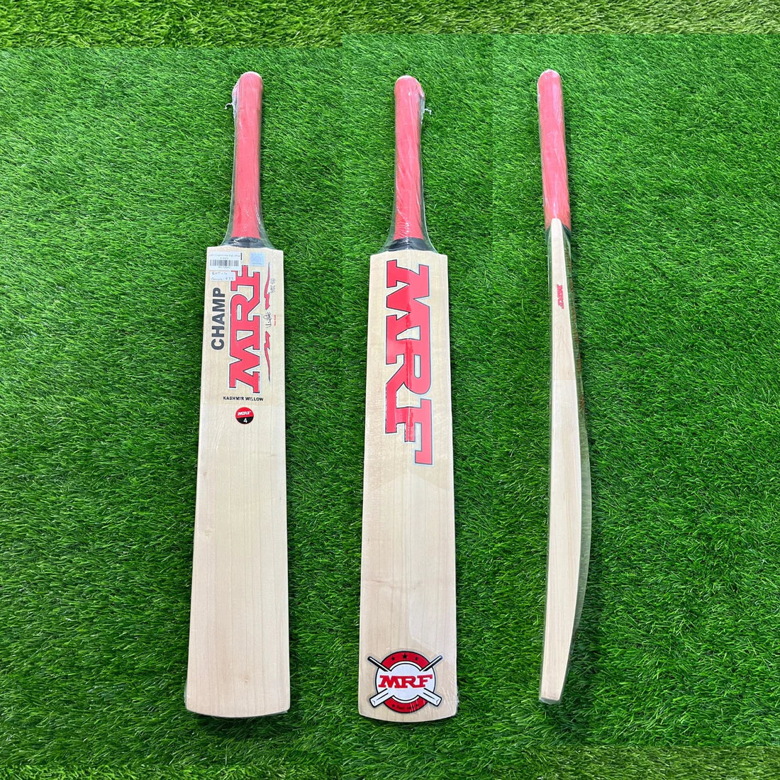 MRF KW CHAMP Kashmir Willow Cricket Bat - Junior Size 5 (Five)