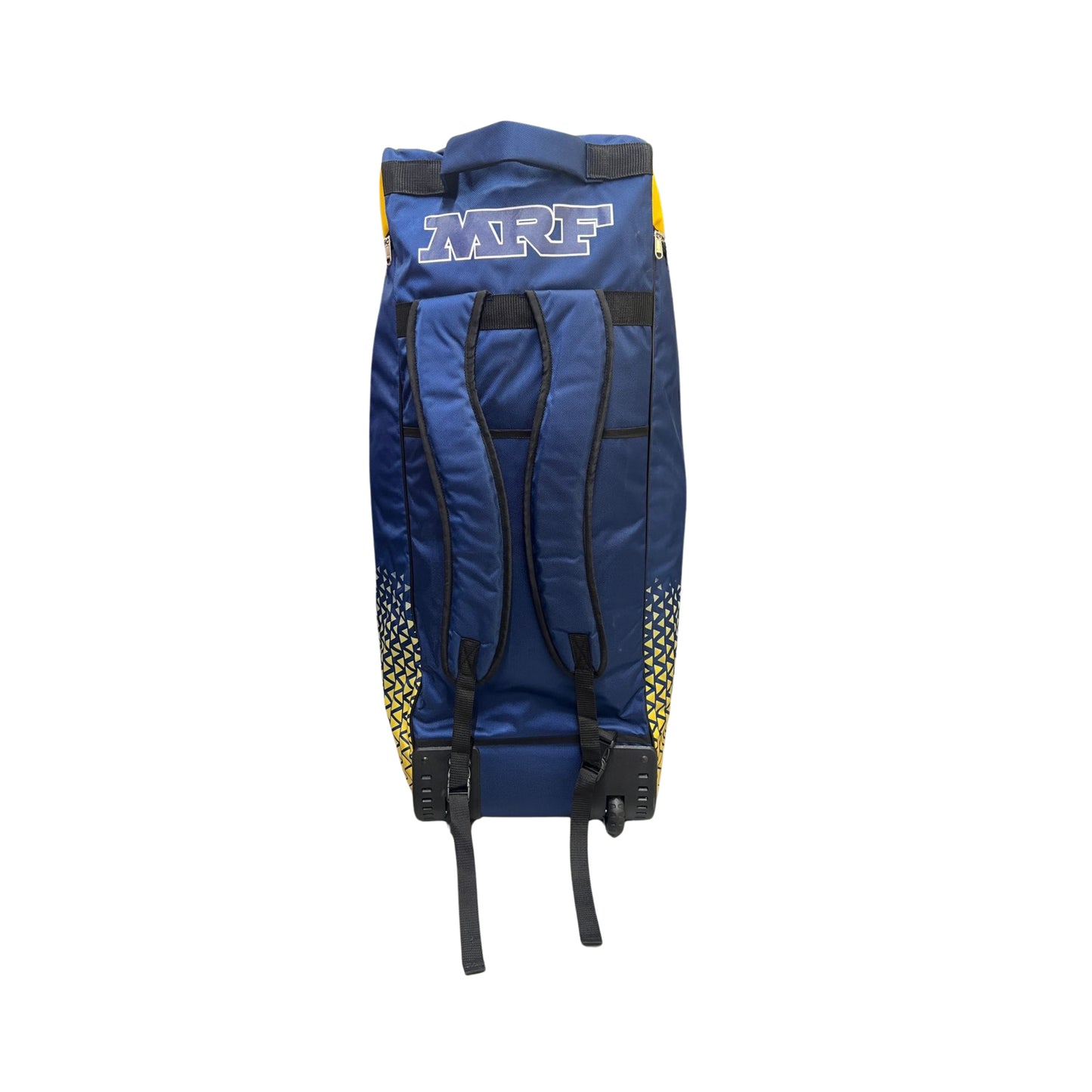 MRF VK 18 Senior Yellow Blue Cricket Kit Bag With Wheels