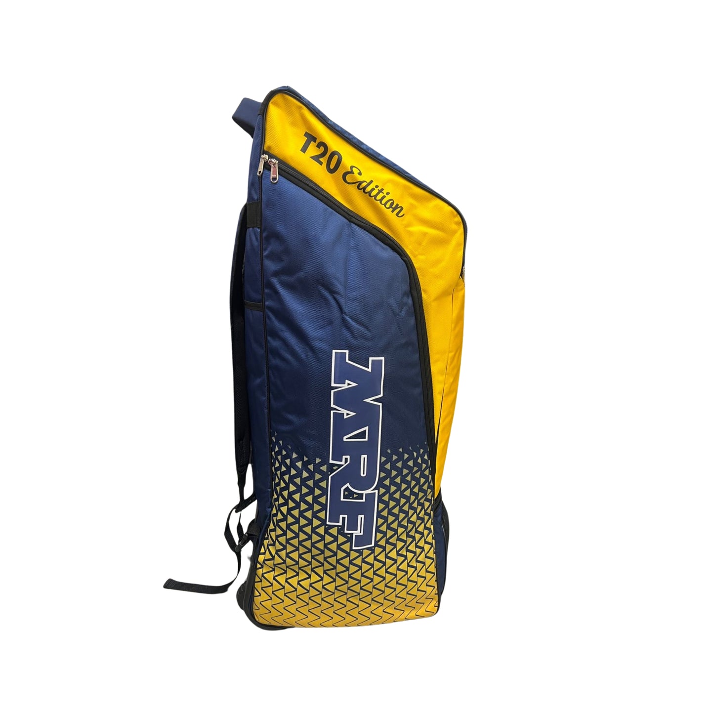 MRF VK 18 Senior Yellow Blue Cricket Kit Bag With Wheels