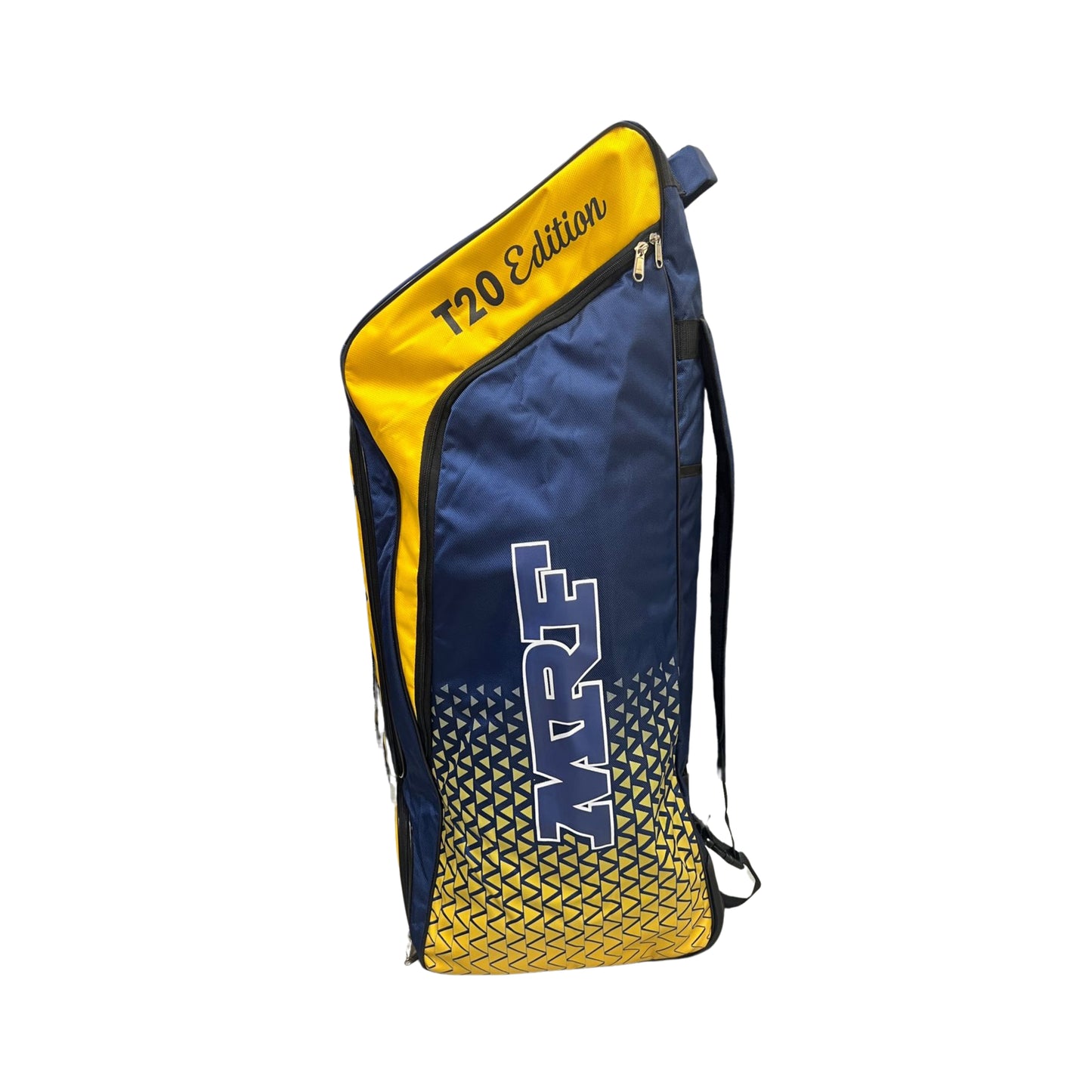 MRF VK 18 Senior Yellow Blue Cricket Kit Bag With Wheels