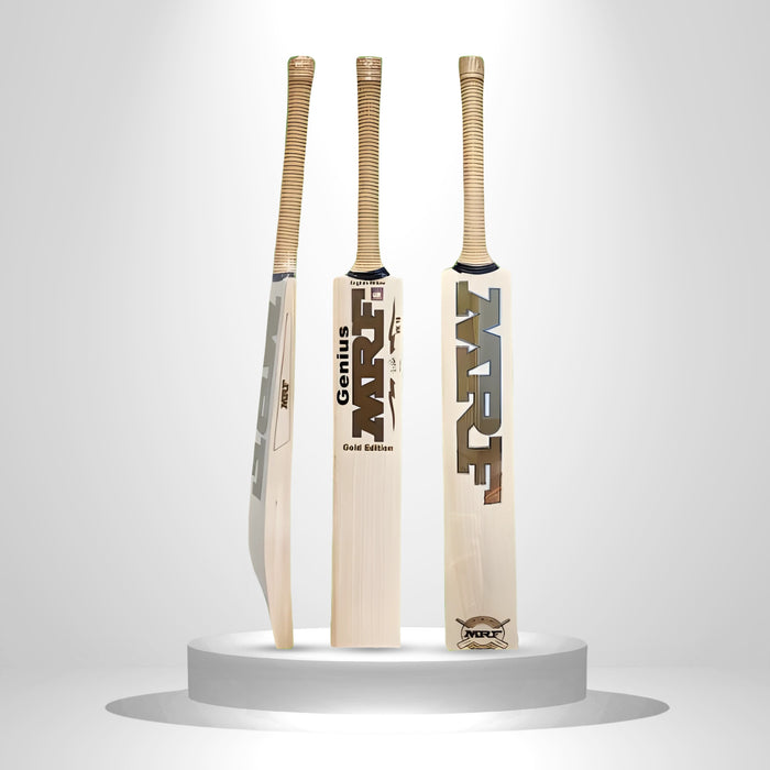 MRF Genius Gold English Willow Cricket Bat - SH