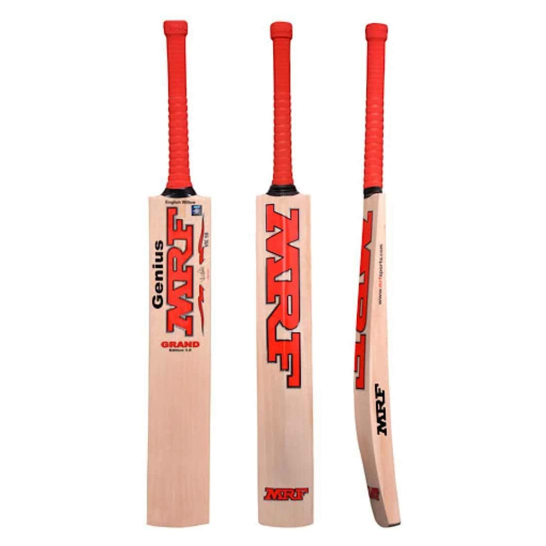MRF Genius Grand Edition 2.0 English Willow Cricket Bat - Size 5 Five
