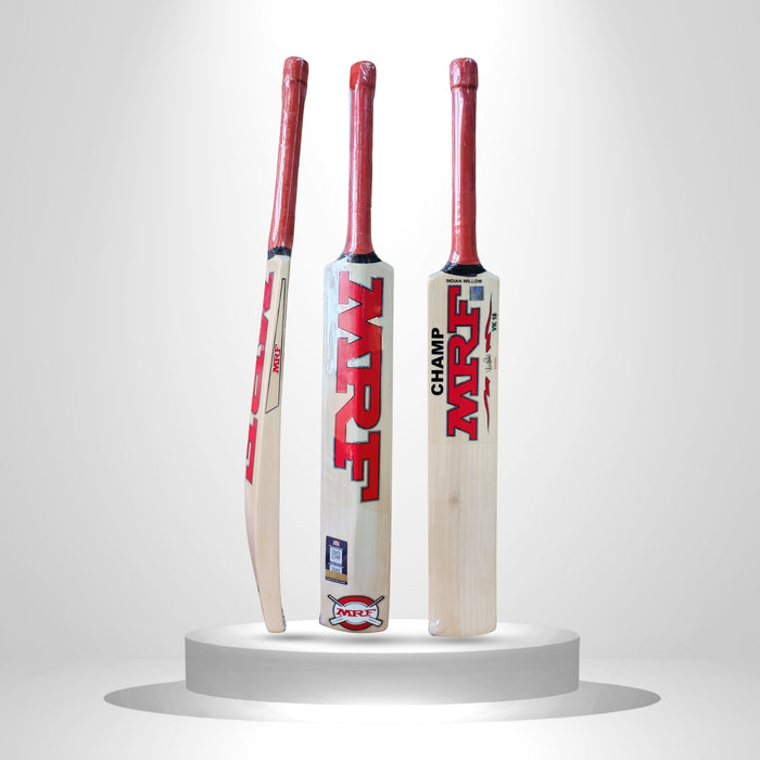 MRF KW CHAMP Kashmir Willow Cricket Bat - Junior Size 4 (Four)