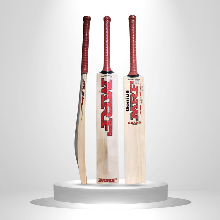 MRF Genius Grand Edition English Willow Cricket Bat - Junior Size 6