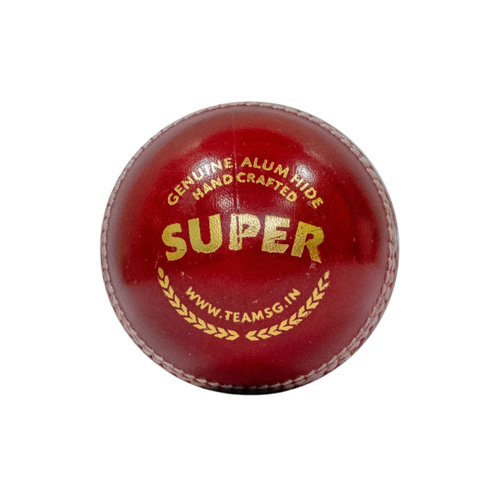 SG Super Red Cricket Leather Ball