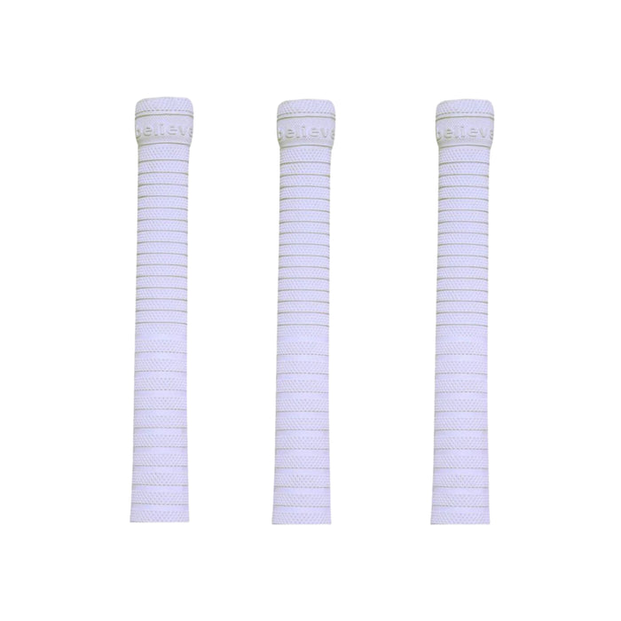 SG White Hexa Cricket Bat Grip 3pc Set