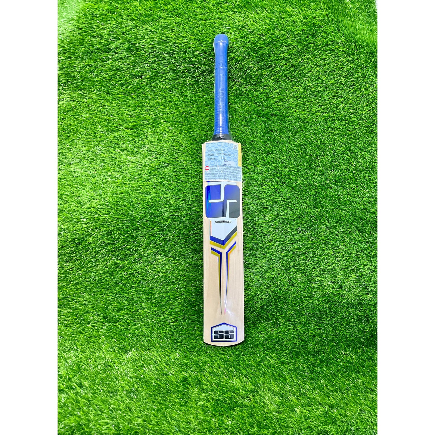 SS SKY Striker Kashmir Willow Cricket Bat - Junior Size 3 (Three)
