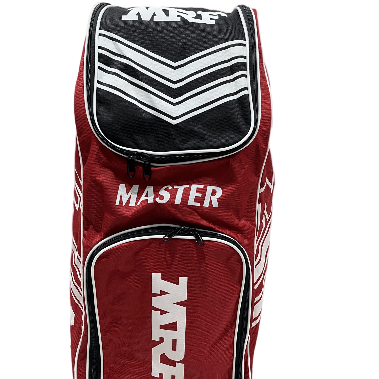 MRF Junior English Willow Legend VK 18 Master Red Cricket Kit Complete Set with Bat, Kit Bag, Gloves, Guards & Accessories