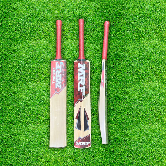 MRF KW Typhoon Kashmir Willow Cricket Bat - Junior Size Harrow