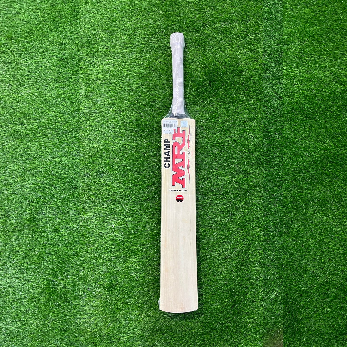 MRF KW CHAMP Kashmir Willow Cricket Bat - Junior Size 3 (Three)
