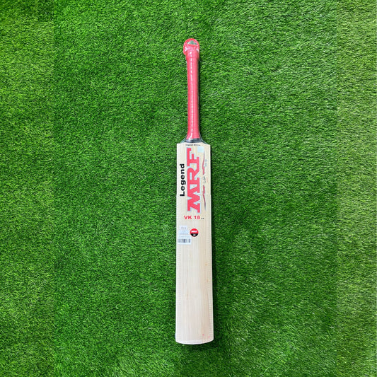 MRF Legend VK 18 1.0 English Willow Cricket Bat - Junior Size Harrow