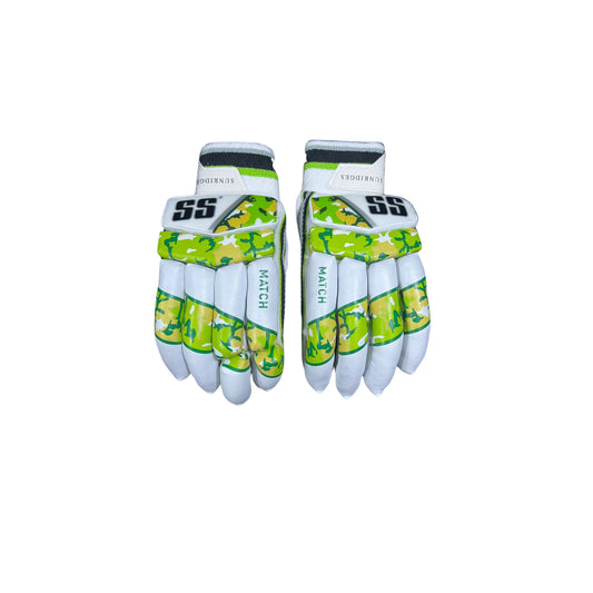 SS Match Junior Cricket Batting Gloves for Youth - RH