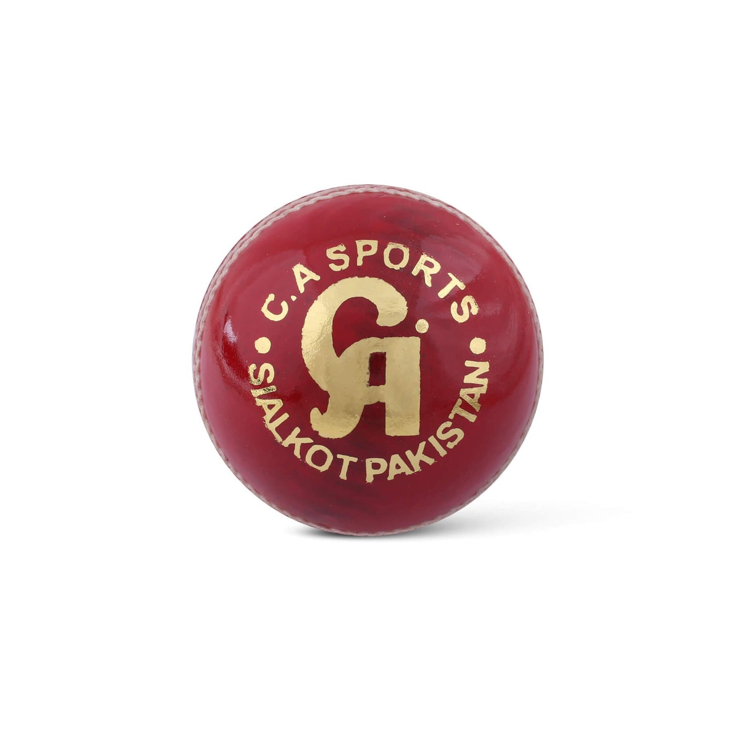 CA Test Star Red Cricket Leather Ball