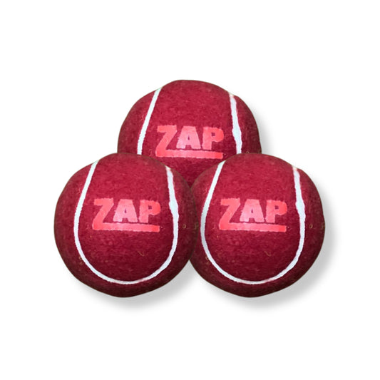 ZAP SuperTuff Cricket Soft Tennis Ball Red (Pack of 3)
