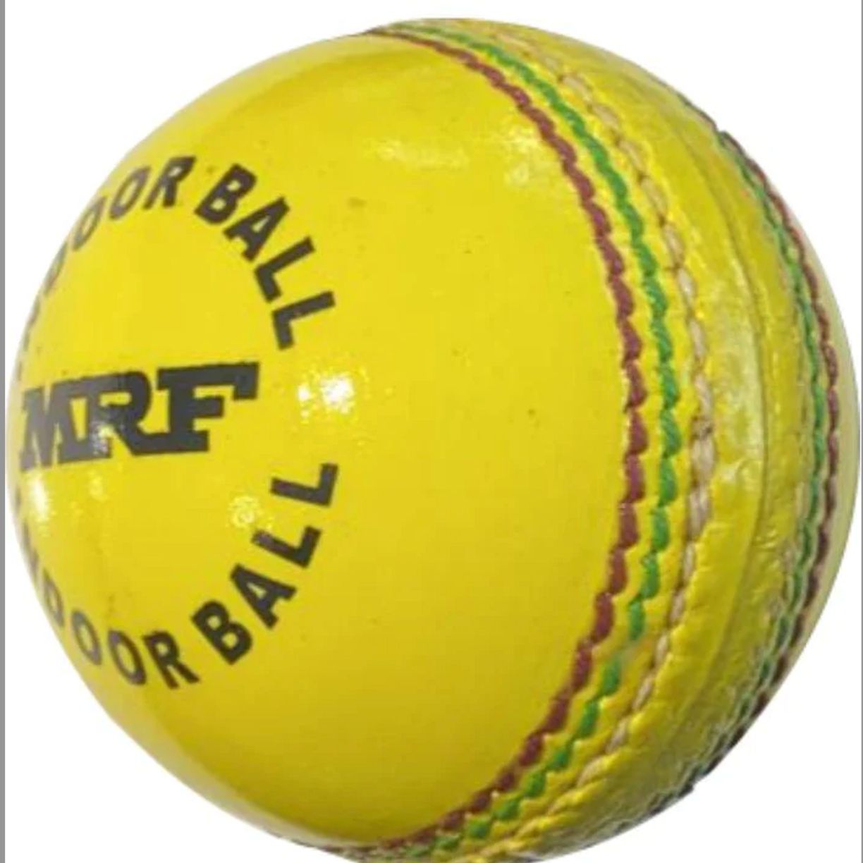 MRF Indoor Cricket Ball - Yellow