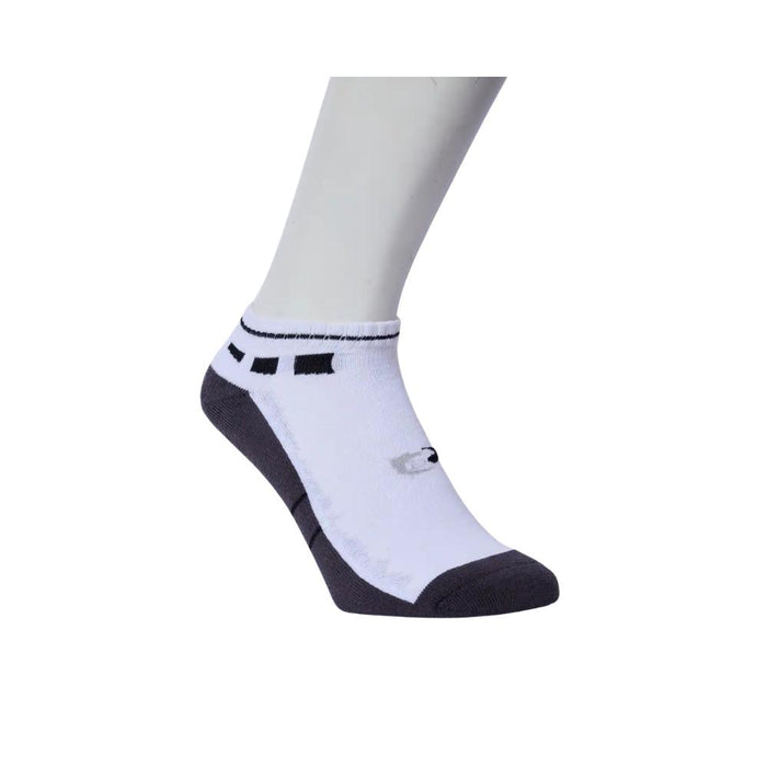 SG Jump Half Terry Sneaker Socks Black/ L.Grey for Cricket Shoes