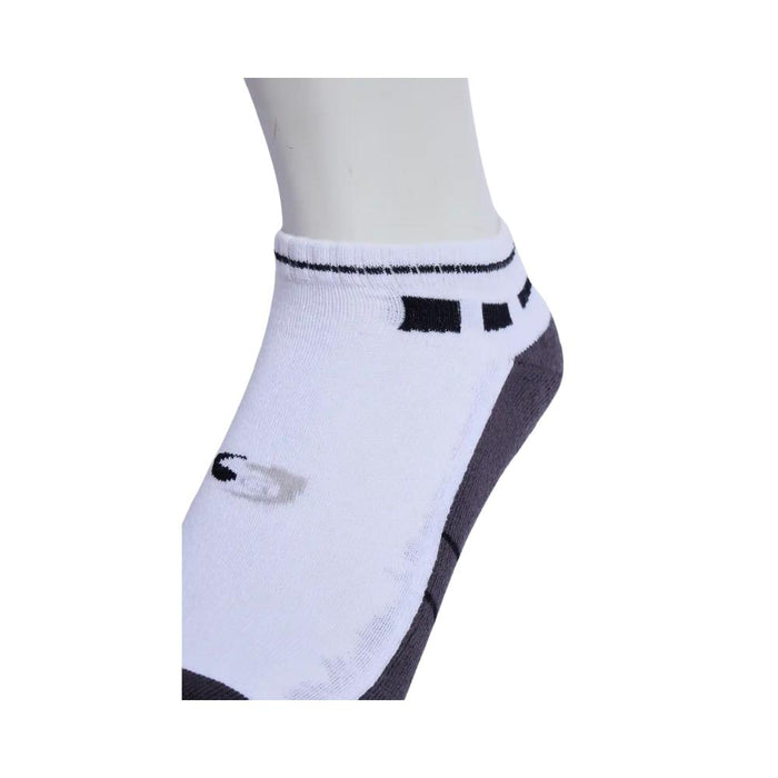 SG Jump Half Terry Sneaker Socks Black/ L.Grey for Cricket Shoes