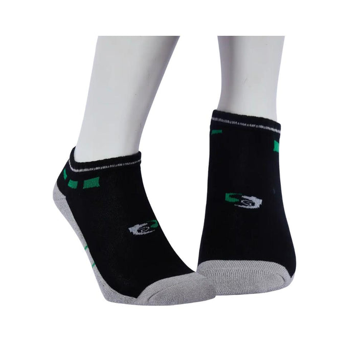 SG Jump Half Terry Sneaker Socks White/D.Grey for Cricket Shoes