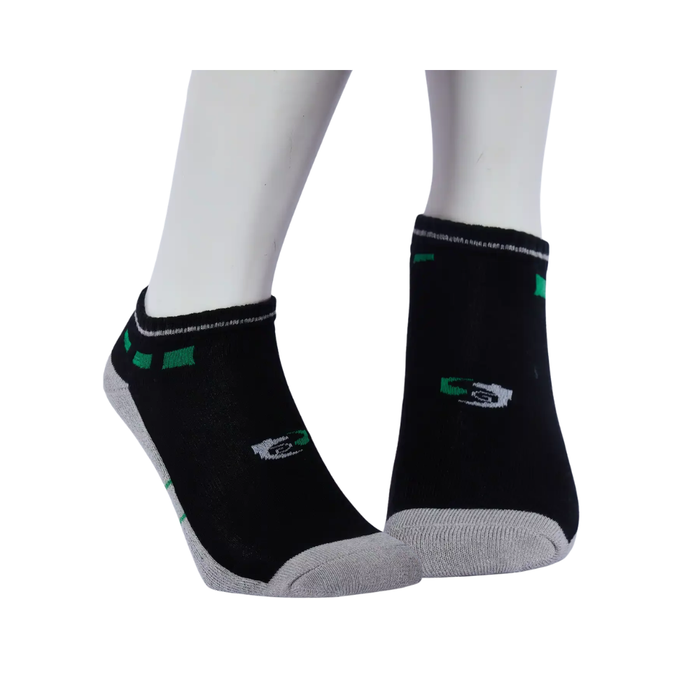 SG Jump Half Terry Sneaker Socks White/D.Grey for Cricket Shoes
