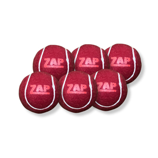 ZAP SuperTuff Cricket Soft Tennis Ball Red (Pack of 6)
