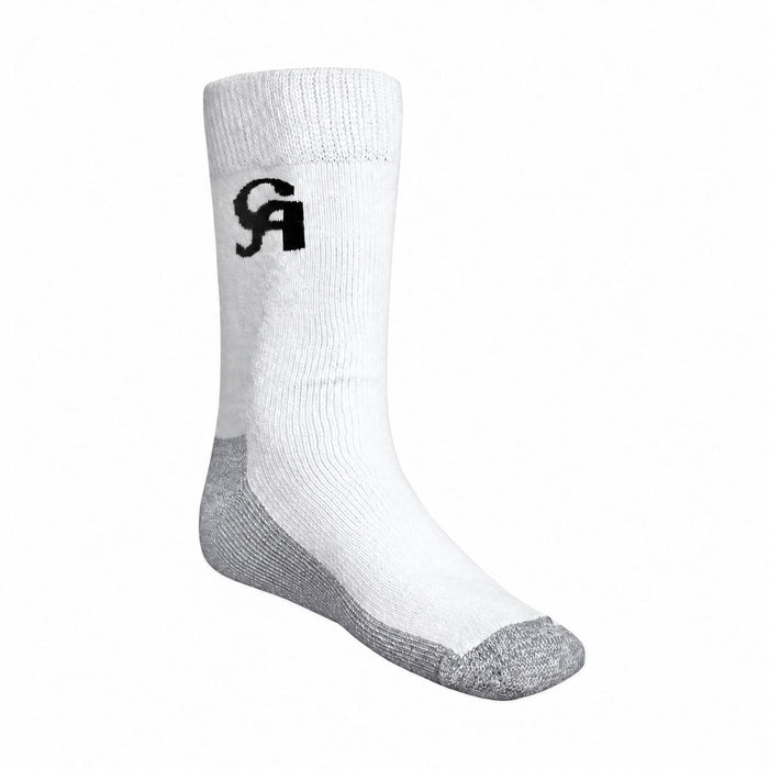 CA Cricket Socks for Cricket Shoes - White & Grey