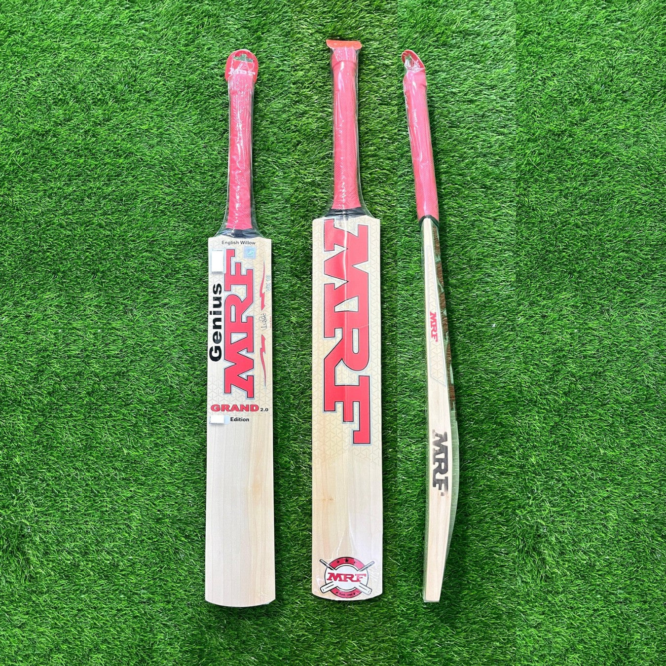 MRF Genius Grand Edition 2.0 English Willow Junior Cricket Bat - Size 6 (Six)