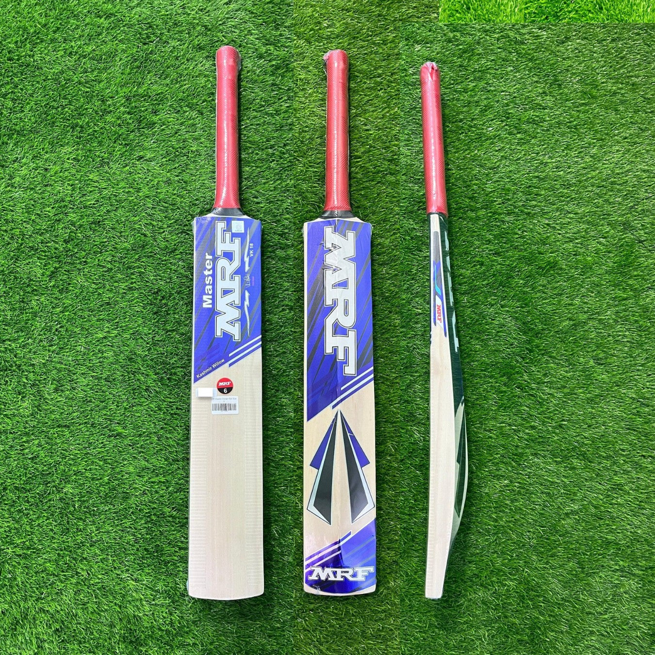 MRF KW Master Kashmir Willow Cricket Bat - Junior Size 4 (Four)