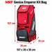 MRF Genius Emperor kit bag - arrows showing 107 x 35 x 35 cm