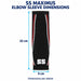 SS Maximus elbow sleeve dimensions per sleeve: 32 cm length x 9 cm width