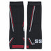 Pair of SS Maximus black elbow sleeves with red and white stripes, edited from the supplied stock photograph