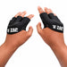 ZAP black cricket fielding gloves product view