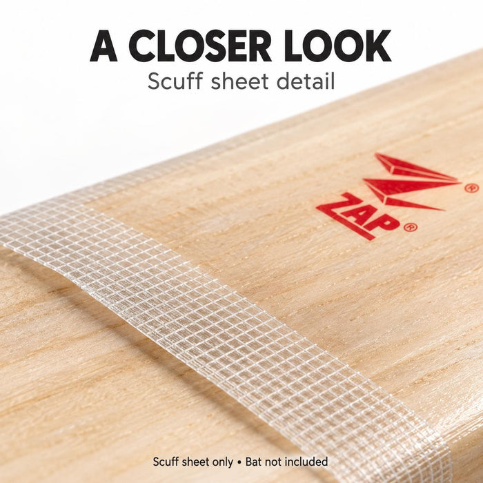 ZAP Anti Impact X cricket bat scuff sheet protective coverage