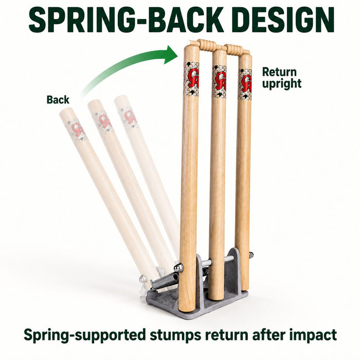 CA spring back cricket stumps product image 3