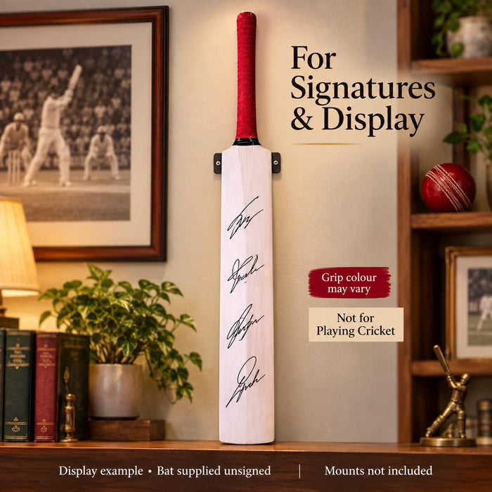 CA autograph cricket bat presentation and memorabilia image