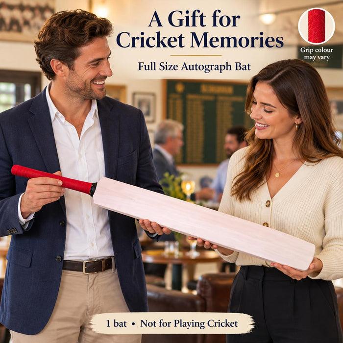 CA full size autograph cricket bat gifting and presentation