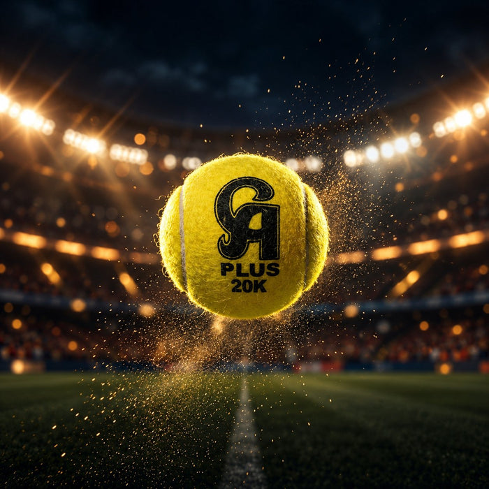 CA Plus 20K tennis cricket ball in stadium